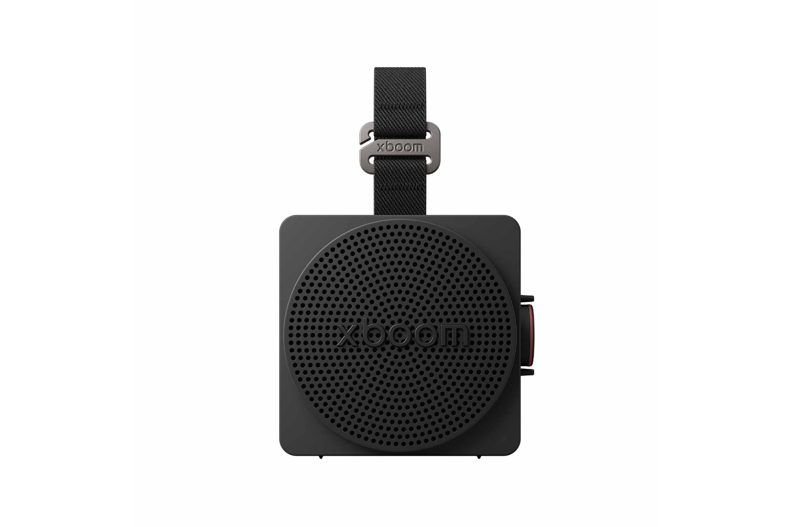 Vista frontal de Parlante LG Xboom Mini - Diseño compacto - IP67 - batería 10h - Negro MINI